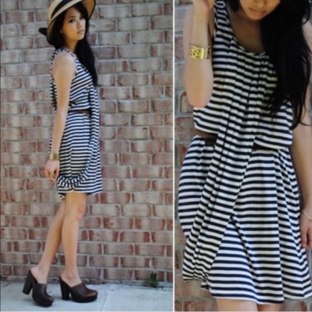 Jean Paul Gaultier x Target Draped Striped Swing Dress